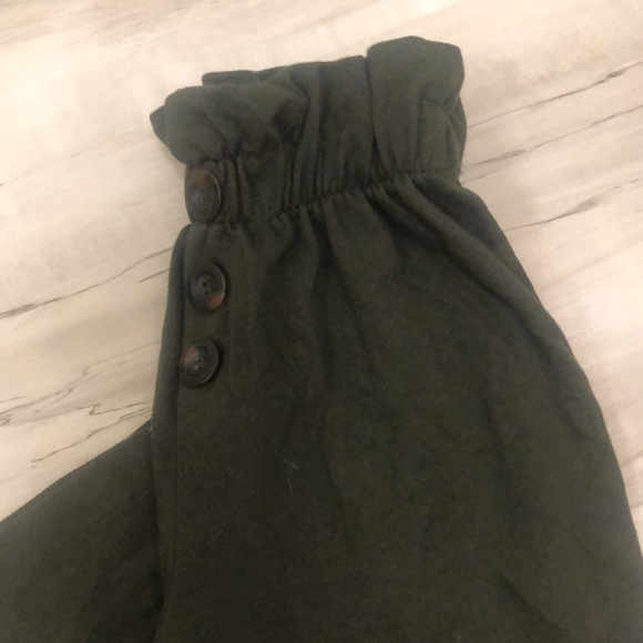 Zara Cropped Cotton Wide Leg Pants - Picture 2 of 6